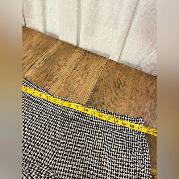📍RAFFAELLO ROSSI black and cream  Houndstooth  jogger pants size 44 - Picture 2 of 9